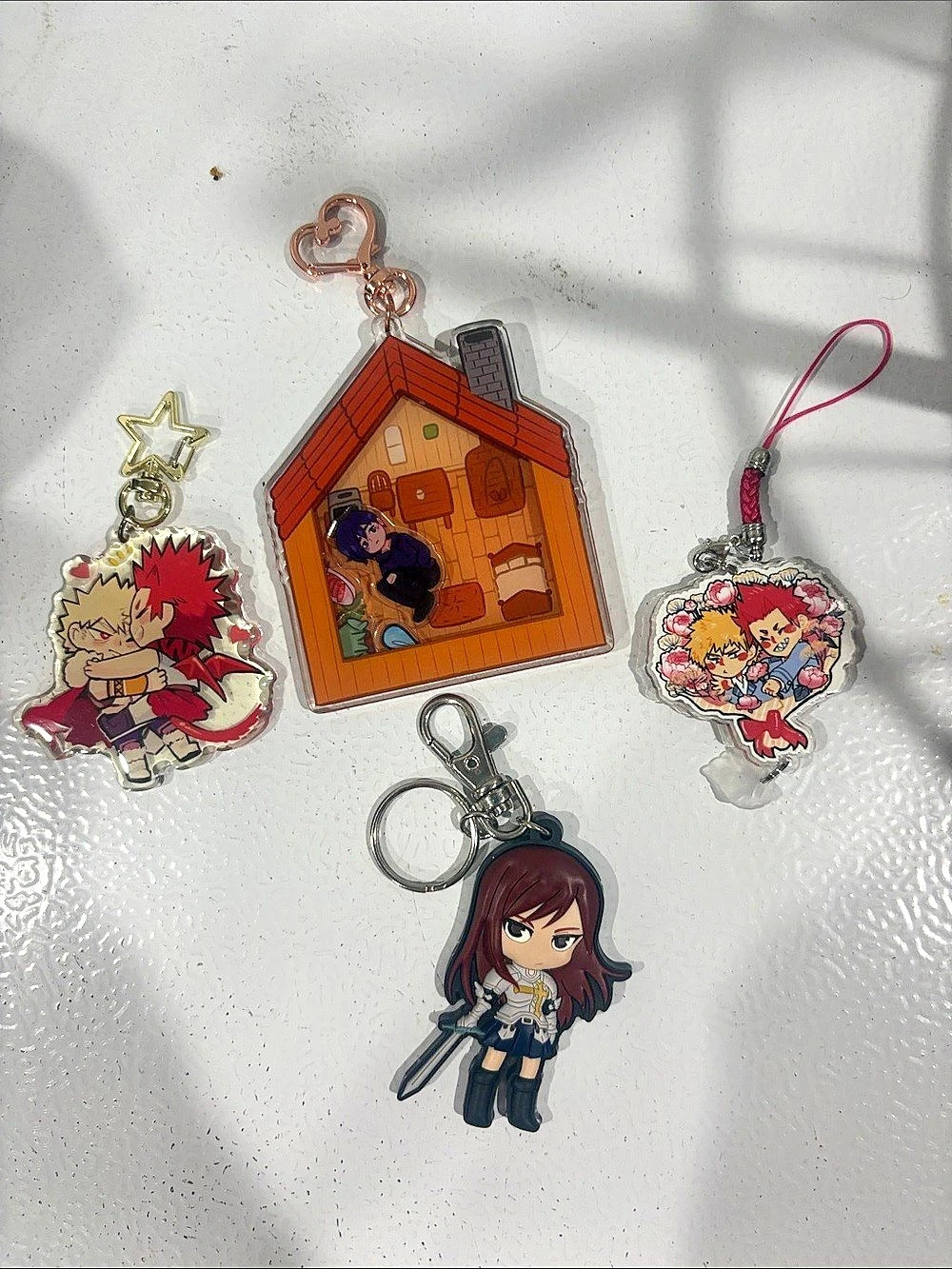 Acrylic anime Character Keychains